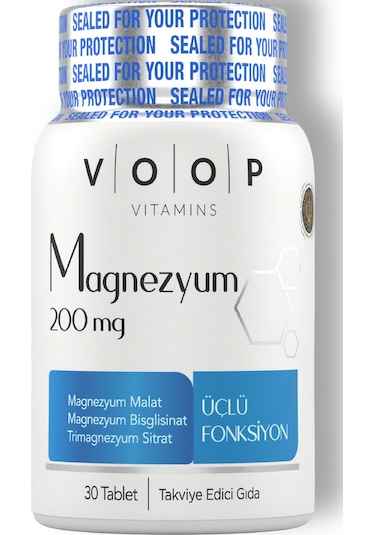 Voop Magnezyum 200mg 30 Tablet