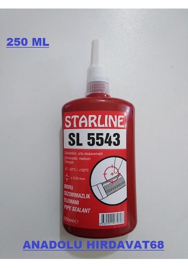 Starline Civata Dogalgaz Su Tesisatı Boru Sızdırmazlık 250 Ml N11.3183