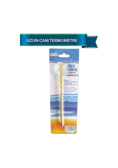 Dophi̇n-Pets Fami̇ly Uzun Cam Termometre