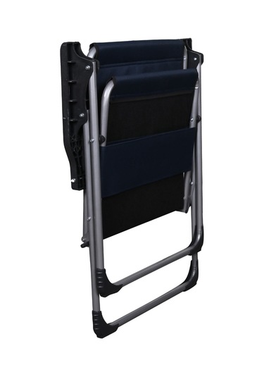 Alin Metal Lüks 4''lü Katlanır Sandalye Ve Masa Seti Lacivert Lacivert