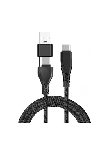 Ally 2 in1 Usb Type C To PD Kablosu+Usb Kablo