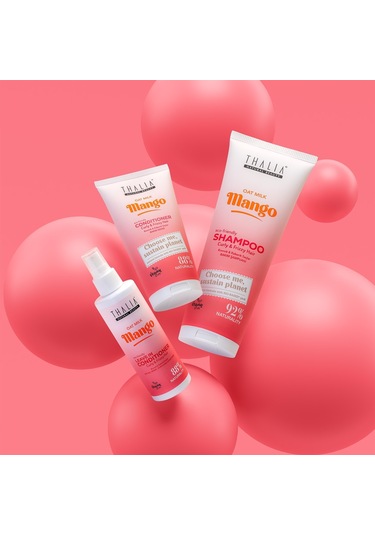 Thalia Yulaf Sütü & Mango Özlü Kıvırcık & Kabarık Saçlara Özel Sıvı Bakım Kremi 200 ML