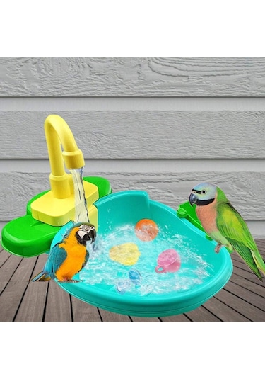 Xindoker Kuşlar İçin Eğlenceli Ve Sağlıklı Otomatik Banyo Küveti - Hafif Ve Dayanıklı Tasarım