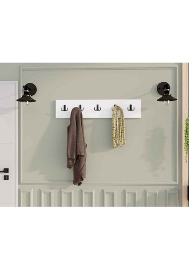 Decormet 5li Askılık Beyaz Diğer