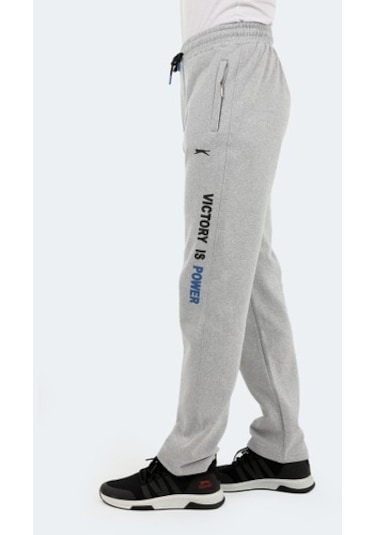 Slazenger NAUM I Erkek Cepli Gri Eşofman Altı