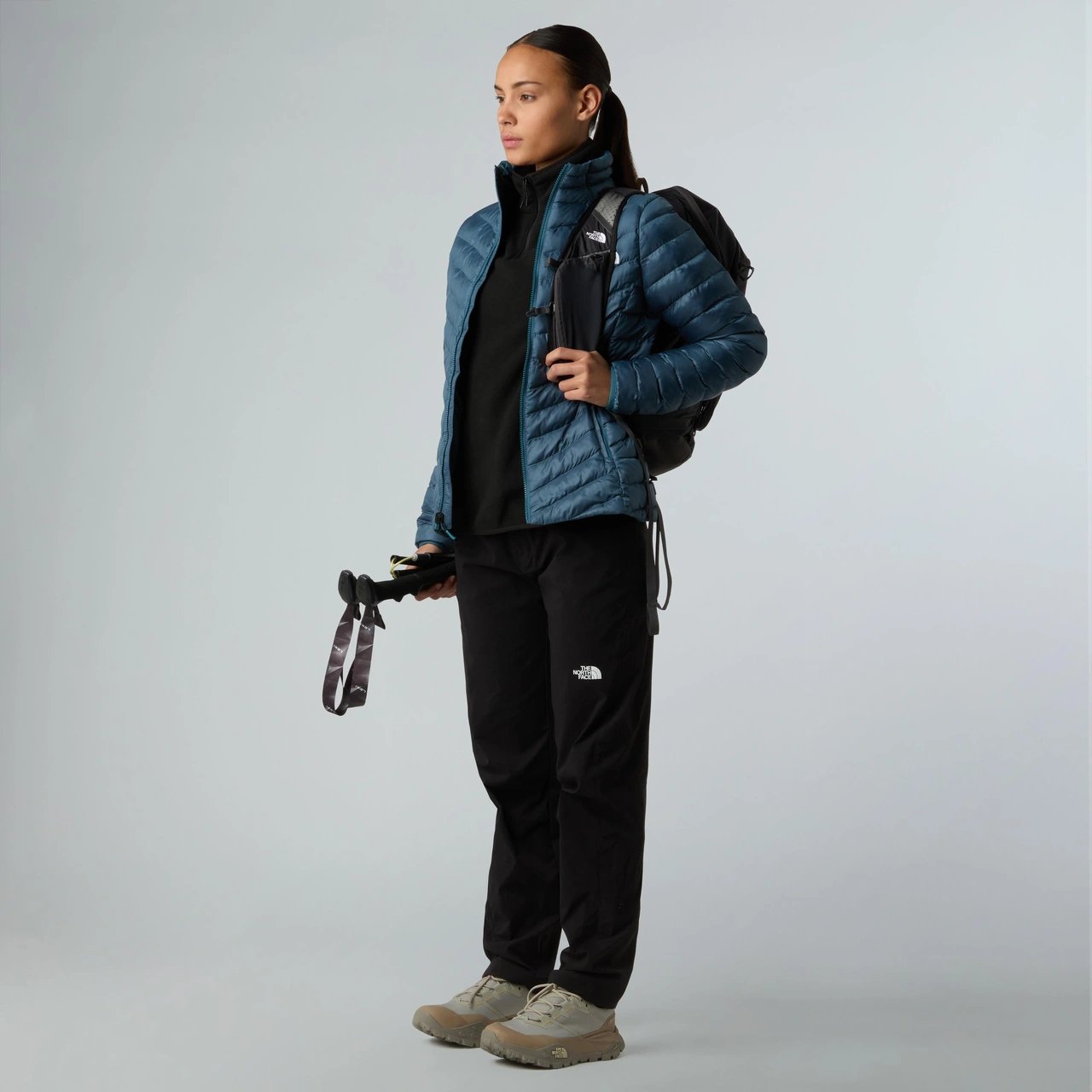 The North Face W Huila Synth Jacket Kadın Mont-30563 Mavi