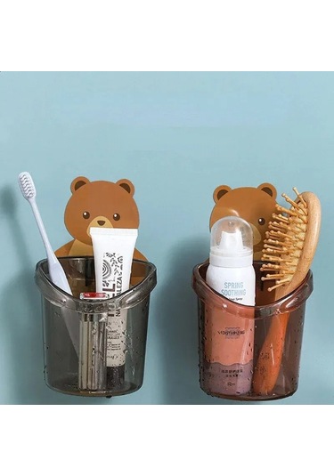 Büro Ev Ofis Düzeni İçin Plastik Ayıcık Tasarımlı Organizer Diğer