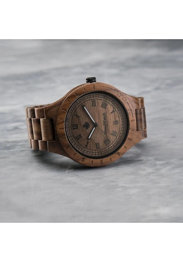 Woodwatch Ww-o-ow Oaklee Ahşap Erkek Kol Saati 47 Mm