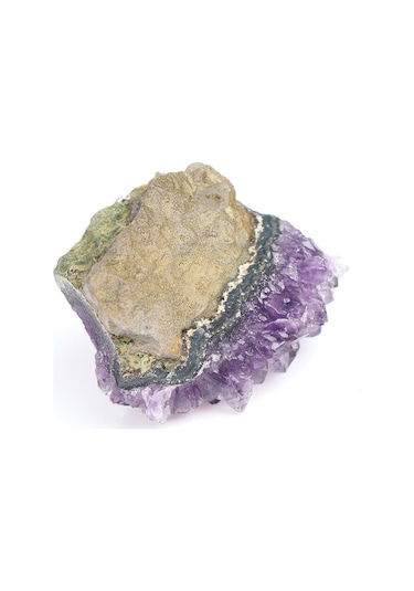 Doğal Ametist Kümesi Kuvars Kristal Mineral Örneği Şifa Taşı Kaba Cevher 20-30g