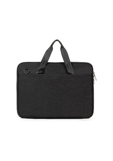 Necati Çanta Macbook Organizer Laptop Evrak Çantası 13 & 14 Inç Siyah-1645 Siyah