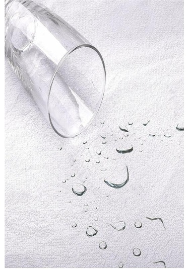 Evony Sıvı Geçirmez Çift Kişilik Alez Micro 200x200 Cm Beyaz