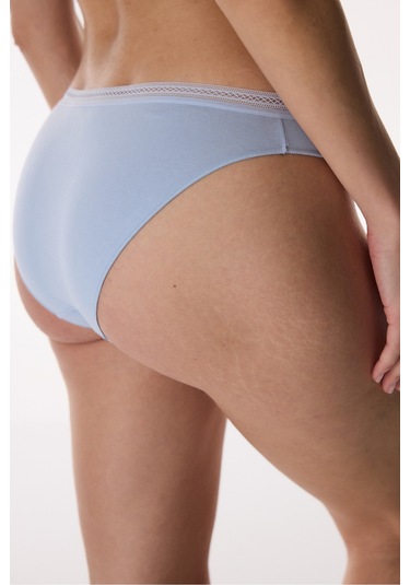 Penti Mavi Easy Pamuklu Trim Slip Külot