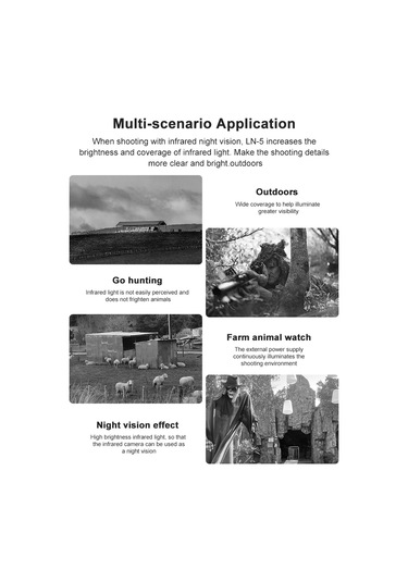 Ordro Ln-5 Mini Ir Video Kamera Gece Görüş Işığı Siyah Siyah