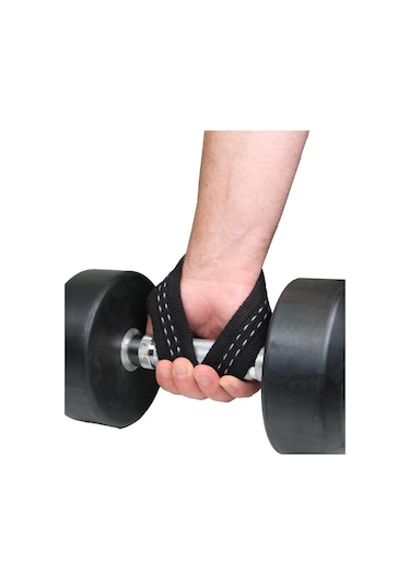 Musclecloth 8 Loop Lifting Straps Siyah