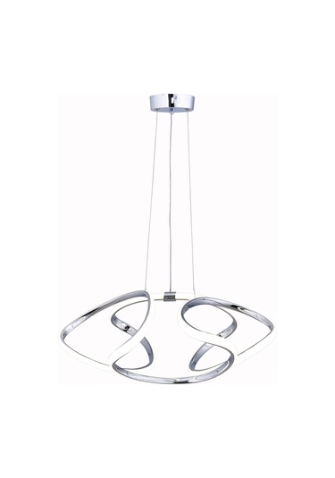 Napoli Büyük Krom Avize Krom