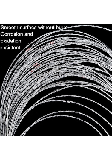 Ölçekli İşaretleme Çekme Halkası Derin Kuyu Halatı İle 30m Çelik Tel Ölçme Halatı