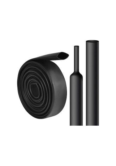 Kvt Isı Büzülmesi Tüpü, Isı Büzülmesi Siyah Tut 80/40mm, 1m 298164350