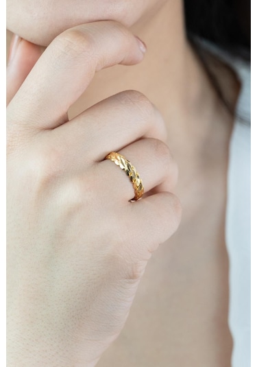 22 Ayar Altın Burma Yüzük 3 Gr