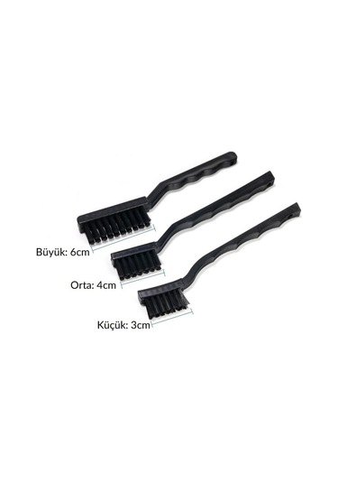Wellhise 3'Lü Tamirci Antistatik Fırça Seti N11.1846
