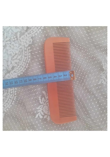 Doğal Bambu Ahşap Tarak Düz Model
