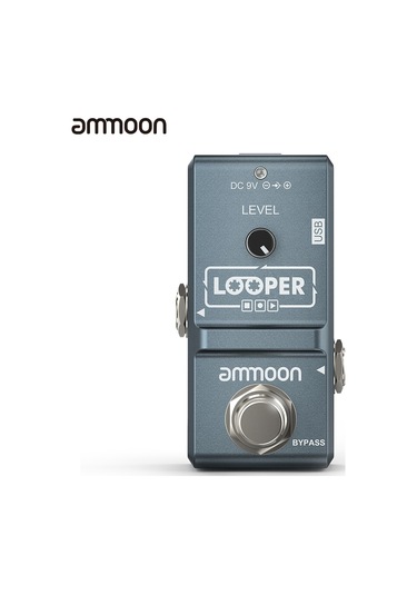 Ammoon Ap-09 Nano Loop Elektro Gitar Efekt Pedal Looper Gri
