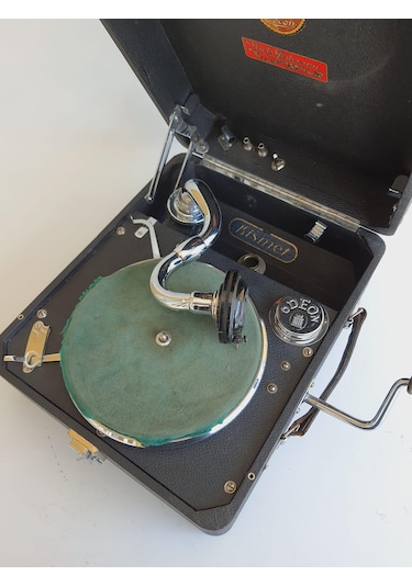 Odeon Kismet Antika Çanta Gramofon 083