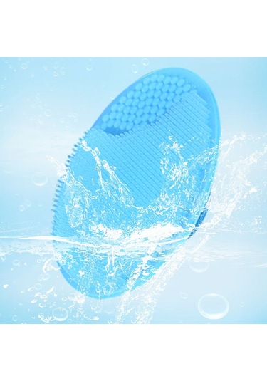 Sones 10 Adet Temizleme Pedi Yıkama Yüz Peeling Fırçası Spa Cilt Peelingi Temizleyici Alet Gül Kırmızısı