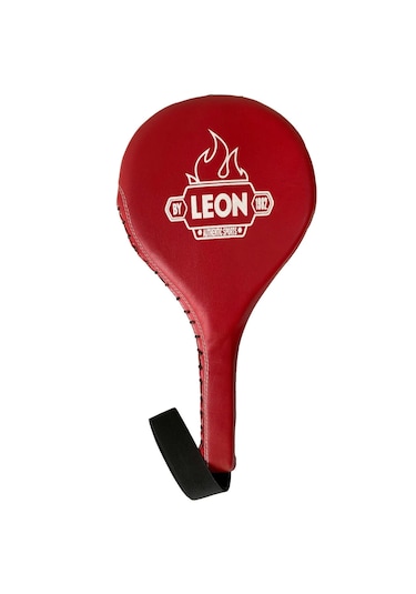Leon Ultimate Hakiki Deri Boks Ve Kick Boks Raket Ellik Kırmızı