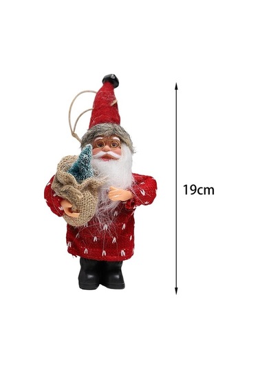 Pazly Yılbaşı Süsleme Suntek Stil-c Peluş Bebek Baba Asılı Fp