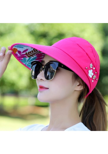Moda Kadın Şapkası - Trendy Ve Şık Bayan Güneşlik Şapka Modeli Haki