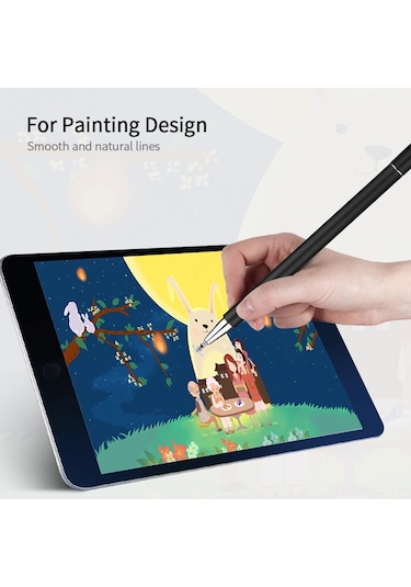 Reedark Metal Kasa Rose Gold Dokunmatik Kalem - Manyetik Silikon Diskli, Telefon Ve Tabletler İçin Evrensel, Çoklu Sisteme Uyumlu