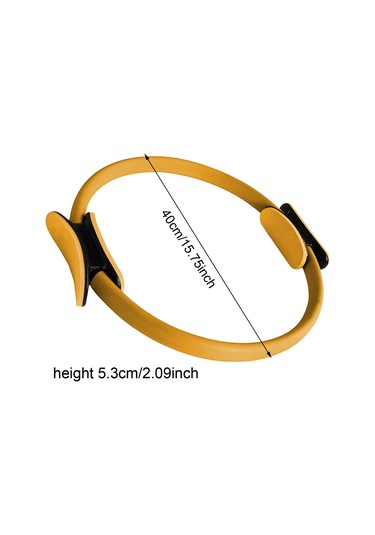 Suntek Pilates Ring Tonlama Uyluk Bacaklar Direnç Yoga Sarı Sarı