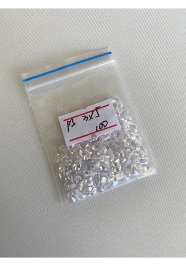 Armut Kesim Sentetik Taş 3x5mm 100 Adet Şeffaf