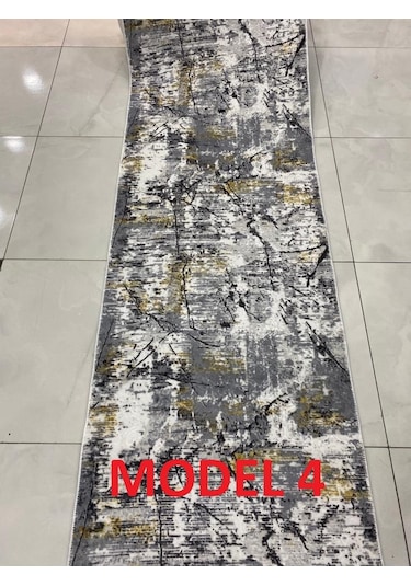 Dinarsu Halı Embos 8 Model Kaymaz Jel Taban Koridor Kesme Yoll...