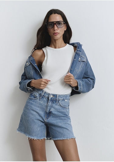 Mavi - Millie 90lar Indigo Mavisi Jean Şort 1458987073