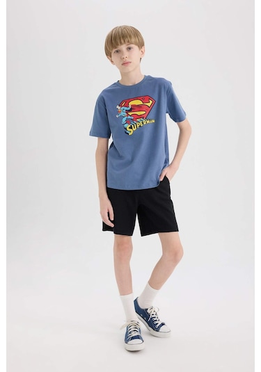 DeFacto Erkek Çocuk Waffle Şort E6891A825SMBK27