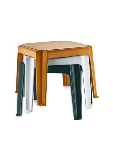 Holiday Şezlong Sehpası 2'li Set 1 Beyaz