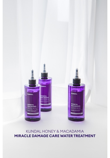 Yoğun Bakım Sağlayan Sıvı Saç Kremi Kundal Miracle Damage Care Water Treatment 300ml White Musk