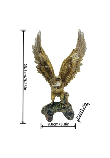 Suntek Kartal Reçine Süsler Heykeli Yatak Odası Meslektaşı 9,8cmx7cmx23,5cm