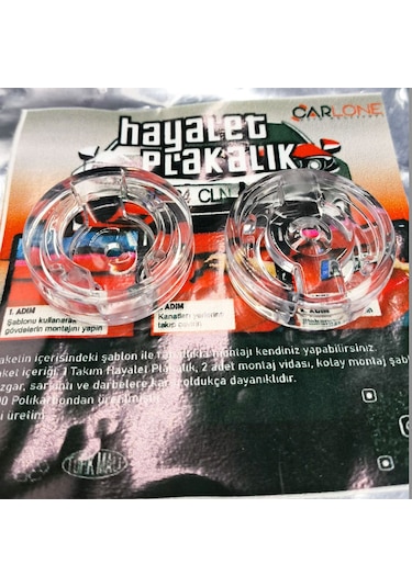 Hayalet Gizli Plakalık Şeffaf Model Takmatik Pratik Plakalık