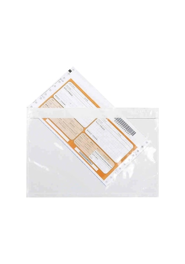 Yapışkanlı Fatura Evrak Cebi, Plastik 19x26 Cm 1000 Adet