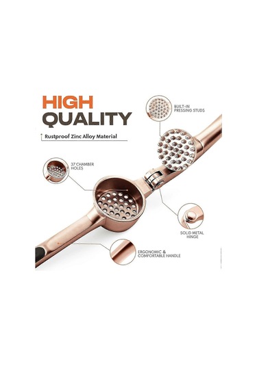 Mutfak Sarımsak Presi Paslanmaz Çelik, Birinci Sınıf Paslanmaz Ve Çok Renkli