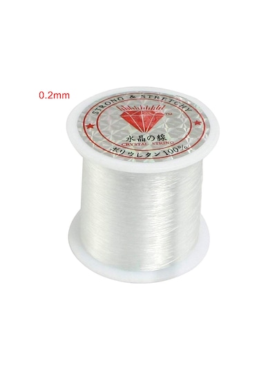 Reedark 0.2mm Şeffaf Nilon Balık İpi - El İşçiliği, Perya Takımı, Dıy Beading İçin Dayanıklı Malzeme