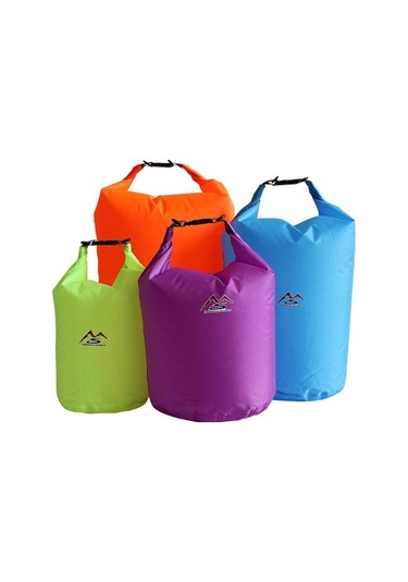 Silkroadselect Chaoduo Shop Turuncu Tarzı 40l 5ll 20lll Su Geçirmez Kuru Çanta Kamp Sürüklenen Yüzme Rafting Rivertrekking Çanta Için Büyük Kapasiteli Kese Kuru Çanta Paketi Dyyk5b Renkli