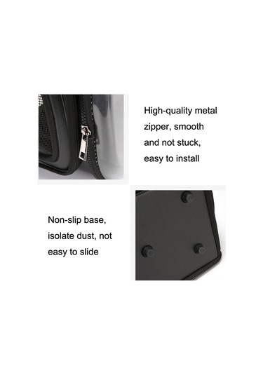 Cbtx Pet Şeffaf Uzay Kapsülü Gezi Paketi, Boyut: Küçük Siyah