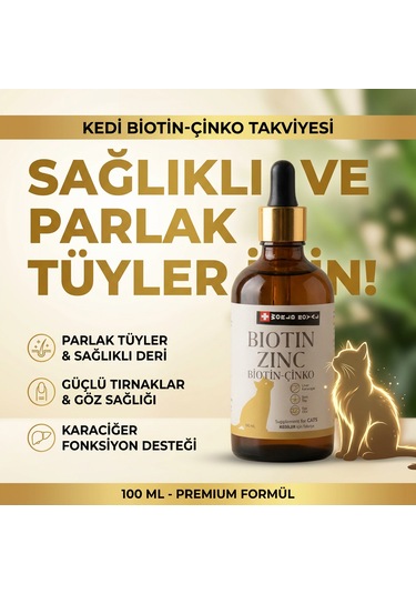 Kedi Biotin Çinko