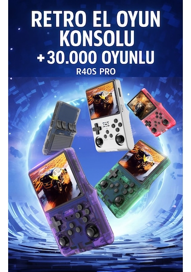 R40s Pro Retro Oyun Konsolu El Atarisi Arkos 2.0 İşletim Sistemi