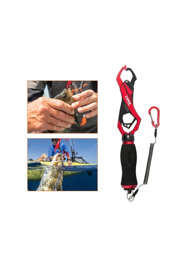 Geeksen Alüminyum Alçıklama 26kg Balık Tartıcı Tutucu - El Yorgunluğunu Azaltır, Güvenli Tutma, Taşınması Kolay Mavi Model