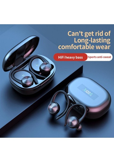 Kulak İçi Yeni Gürültü Azaltma Kablosuz 5.0 Bluetooth Kulaklık Ağrısız Kulak-kulak Numarası Egzersizi Bluetooth Kulaklık 56477843