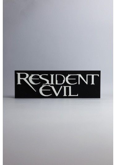 Resident Evil - 3 Boyutlu Tabela - 20cm X 6.5cm X 1.5cm